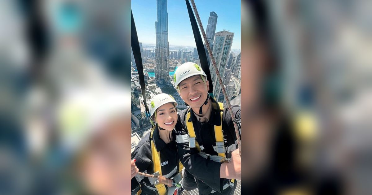8 Potret Liburan Seru nan Mewah ala Nikita Willy dan Suami di Dubai