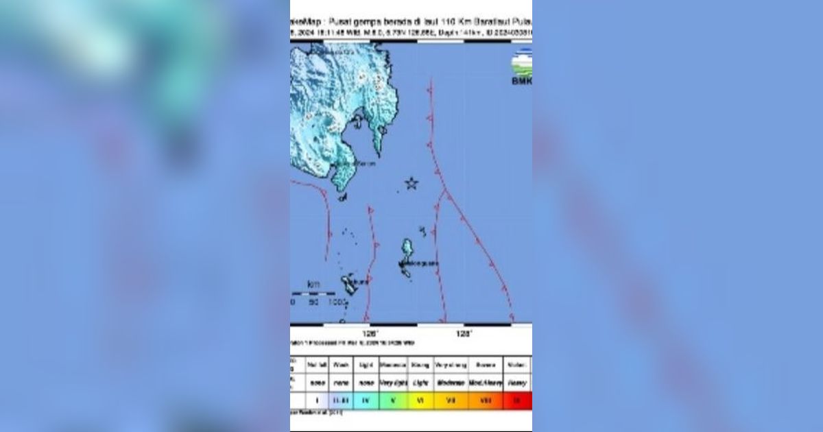 Karutung Sulut Diguncang Gempa Bumi 6 Magnitudo