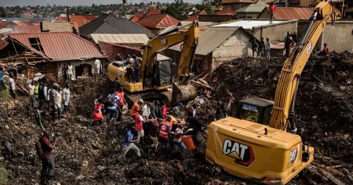 Sedang Tidur Lelap, 17 Orang Tewas Tertimbun Gunungan Sampah