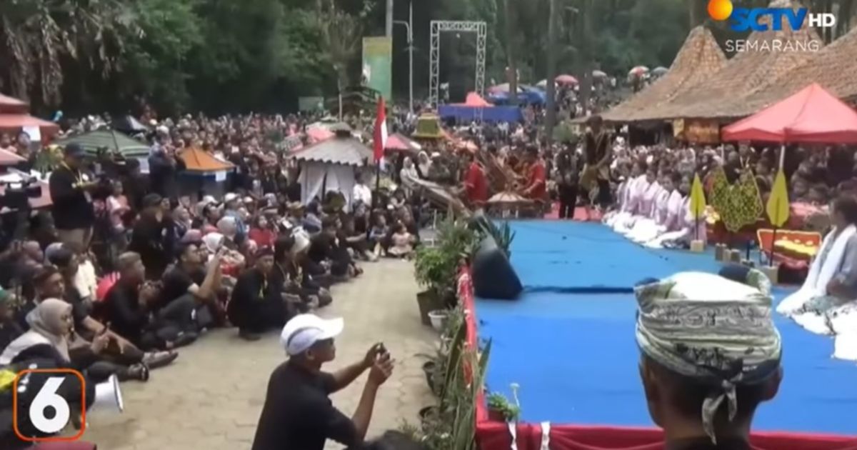 Mengenal Tradisi Ratiban di Brebes, Arak-Arakan Jalan Kaki Menuju Telaga demi Perkuat Tali Silaturahmi