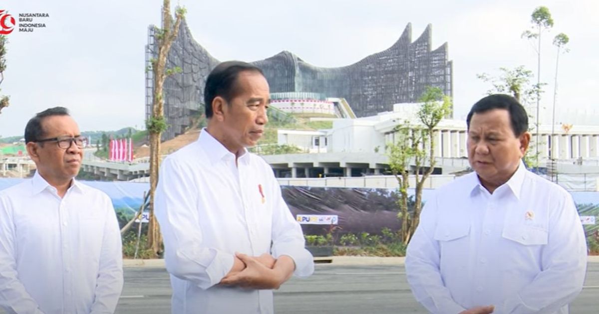 VIDEO: Prabowo Bicara Masa Depan IKN, Ditatap Langsung Jokowi Disamping 