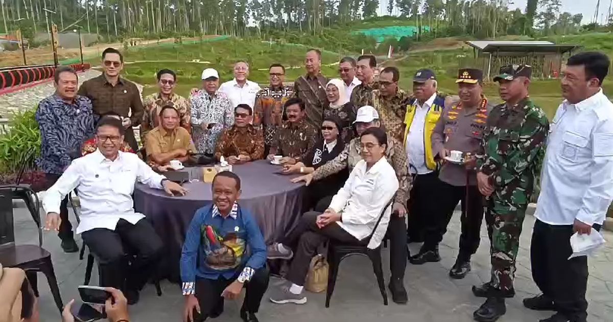 Ramai-Ramai 'Roasting' Bahlil di IKN, Celetuk-celutukan Kocak Para Menteri Sentil Soal Ambil Kursi