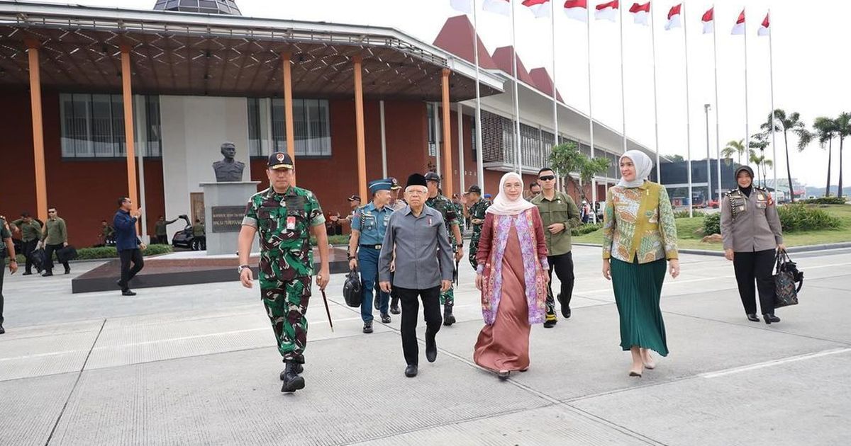 VIDEO: Sosok Jenderal Polisi Cium Tangan saat Sambut Wapres Ma'ruf Pertama Kali Datang ke IKN