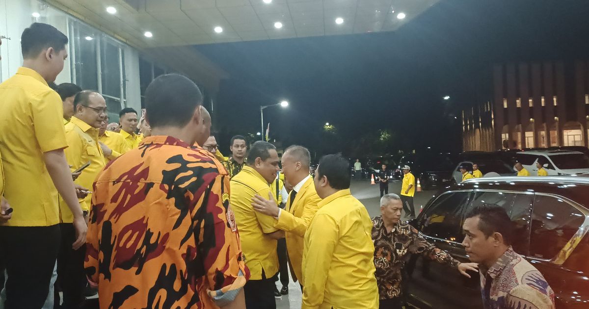 Agus Gumiwang, Kandidat Terkuat Plt Ketum Golkar Tiba di Lokasi Rapat Pleno