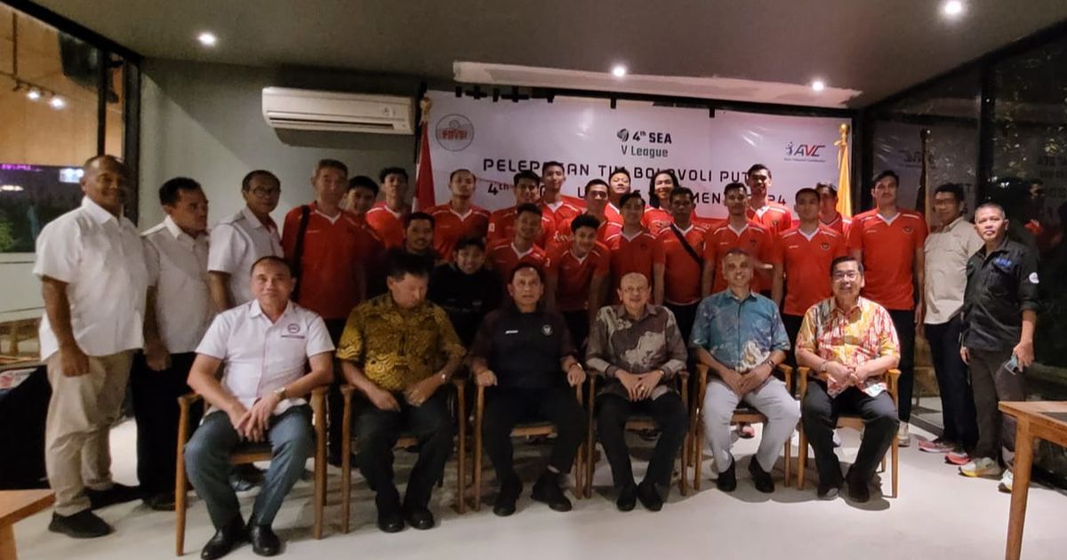 Tim Bola Voli Putra Indonesia Berangkat ke 4th Sea V League di Manila Philipina