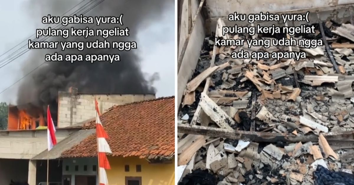 Nyesek Banget, Wanita Ini Dapati Kamarnya yang Hangus Terbakar saat Pulang Bekerja