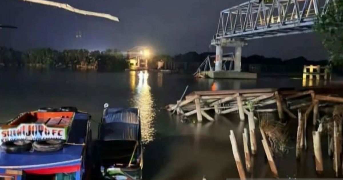 Nahkoda Tugboat yang Tabrak Jembatan di Banyuasin hingga Ambruk jadi Tersangka