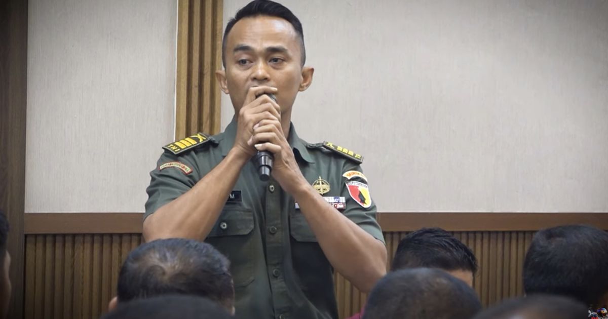 Depan Para Perwira, Kapten TNI Beri Pesan Penting Agar Tak Terjerumus Judi Online