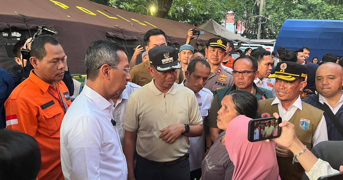 Heru Budi Tinjau Lokasi Kebakaran di Manggarai, Warga Mengeluh Gelap dan Panas