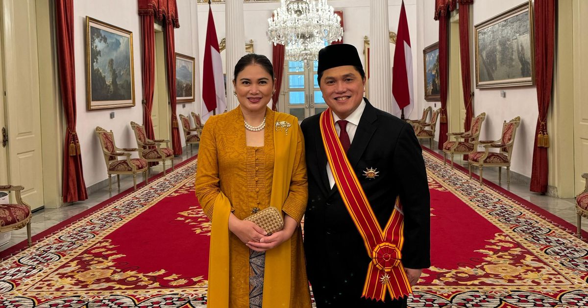 Erick Thohir Bangga Dapat Tanda Kehormatan dari Jokowi