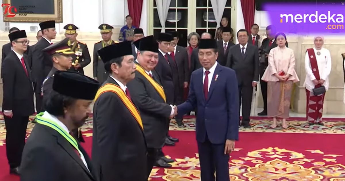 Terima Penghargaan dari Jokowi, Sikap Airlangga Hartarto Menarik Perhatian