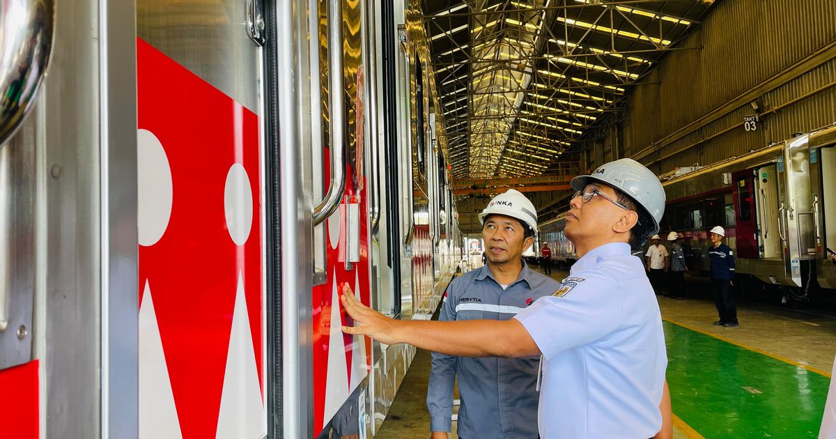 Potret Penampakan 16 Rangkaian KRL Jabodetabek yang Baru