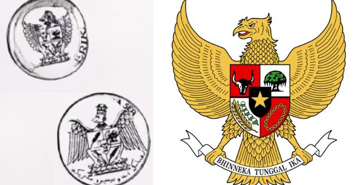 Transformasi Lambang Negara Garuda Pancasila, Awalnya Mirip Tokoh Wayang dan Punya Tangan