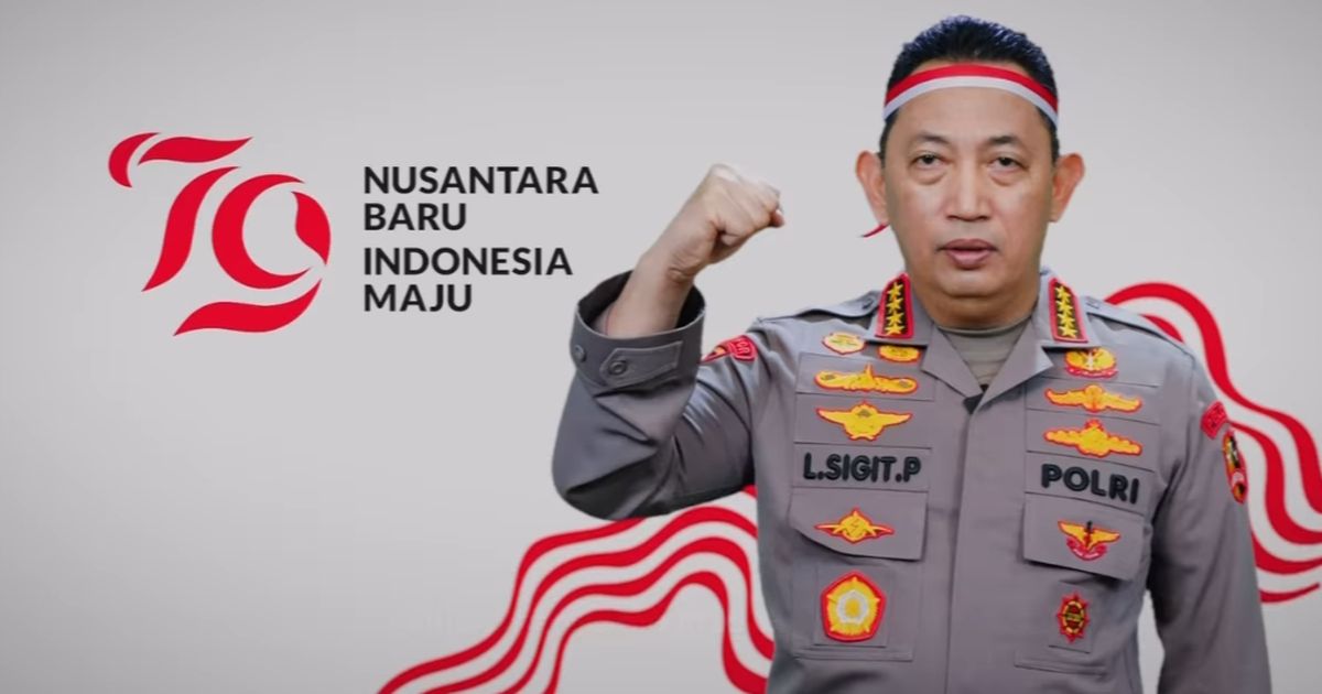 Kapolri: Selamat Ulang Tahun ke-79 RI, Nusantara Baru Indonesia Maju