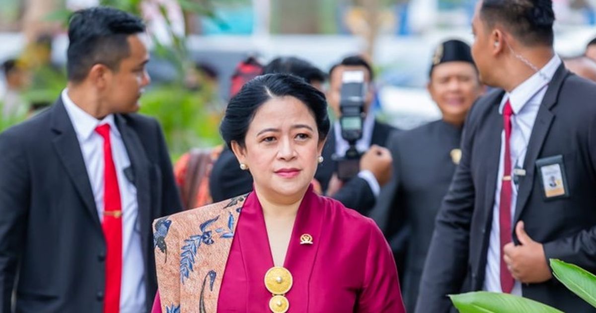 Kenakan Kebaya Kartini Merah di Upacara HUT ke-79 RI di IKN, Puan: Simbol Emansipasi Wanita