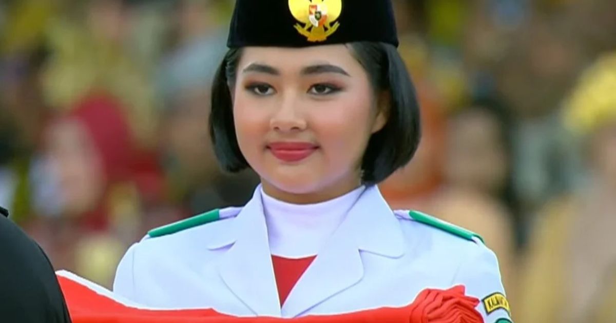 Sosok Livenia Evelyn Kurniawan Pembawa Baki Bendera Pusaka di IKN, Pelajar Asal Samarinda yang Berhasil Mewujudkan Cita-Cita Jadi Paskibraka