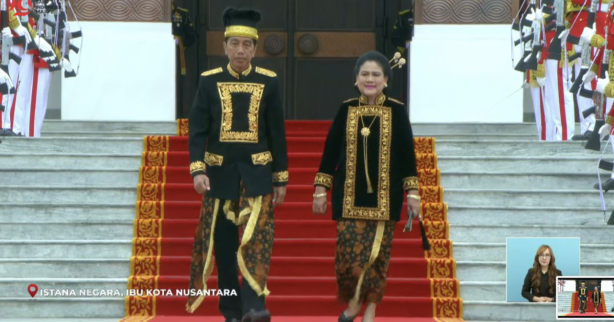 VIDEO: Tegang! Detik-Detik Kibar Sang Saka Merah Putih Pertama di IKN, Jokowi Prabowo Terus Melirik