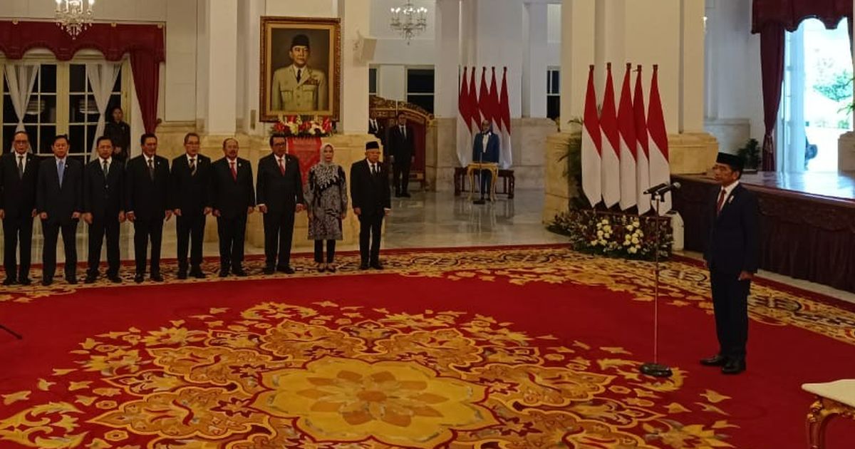 Resmi Dilantik Jokowi, Ini Daftar Tiga Menteri dan Satu Wakil Menteri Baru