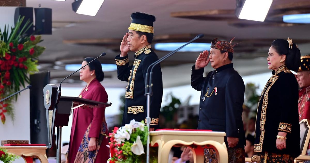 VIDEO: Lipstik Ungu Ibu Negara Iriana Jokowi Bikin Salfok, Ini Kostum Terbaik HUT RI di IKN