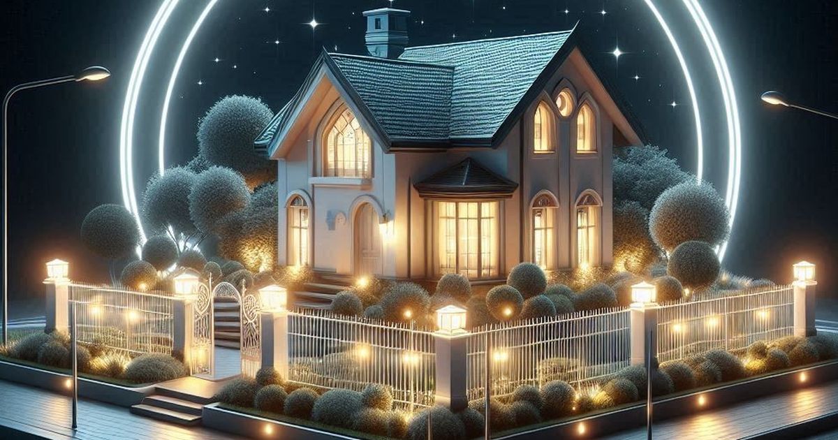 8 Desain Lampu Pagar Rumah yang Unik dan Kekinian, Bikin Rumah Lebih Estetik