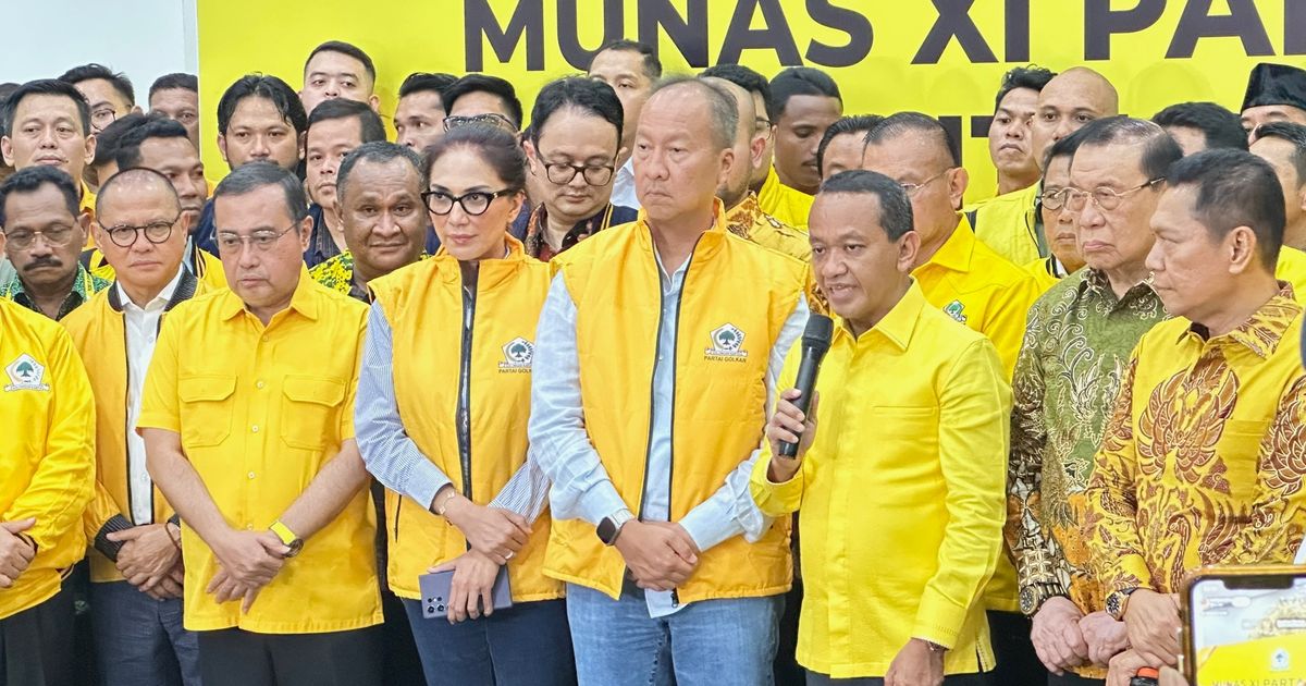 Bahlil Lahadalia Jadi Calon Tunggal Ketua Umum Partai Golkar