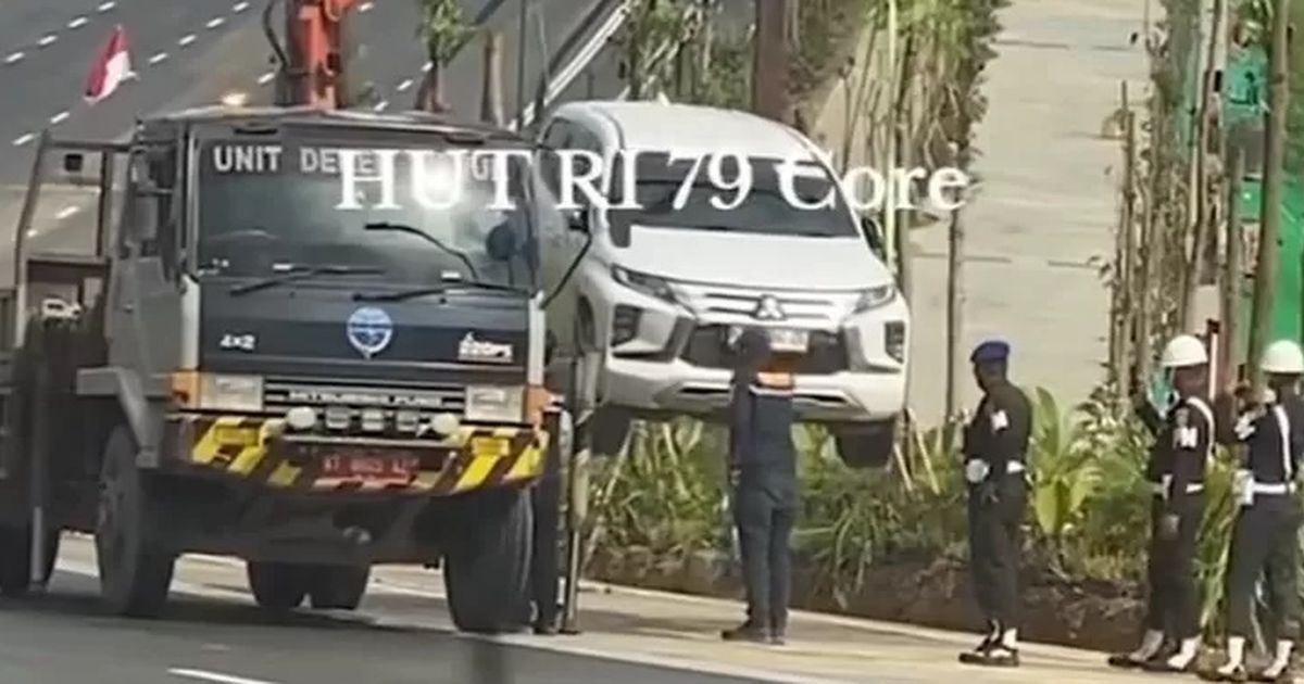 Viral di Media Sosial, Mobil yang Parkir di Jalur Kereta Otonom IKN Ditarik Derek