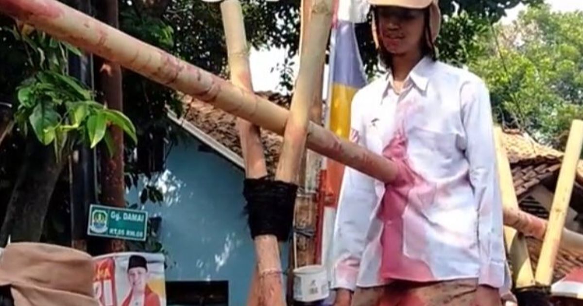 Viral Wanita Ungkap Rahasia di Balik Orang ‘Ditusuk’ Bambu Runcing saat Karnaval, Begini Caranya