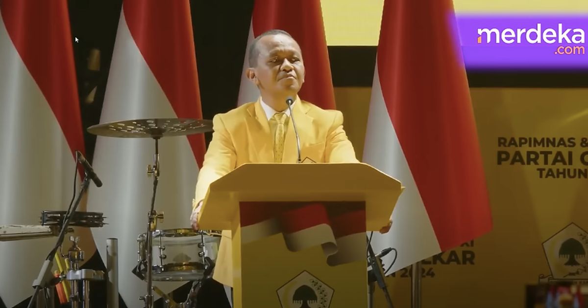 Sebelum Jadi Ketua Umum Sudah Ada yang Koordinasi Kepada Komandan, Bahlil Geleng-geleng Kepala Sampai Tepuk Jidat 'Golkar-golkar'