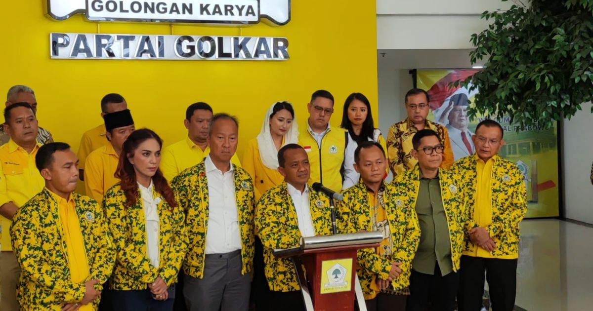 Bahlil Umumkan Struktur Baru Golkar: Sekjen M Sarmudi dan Ace Hasan Jadi Waketum