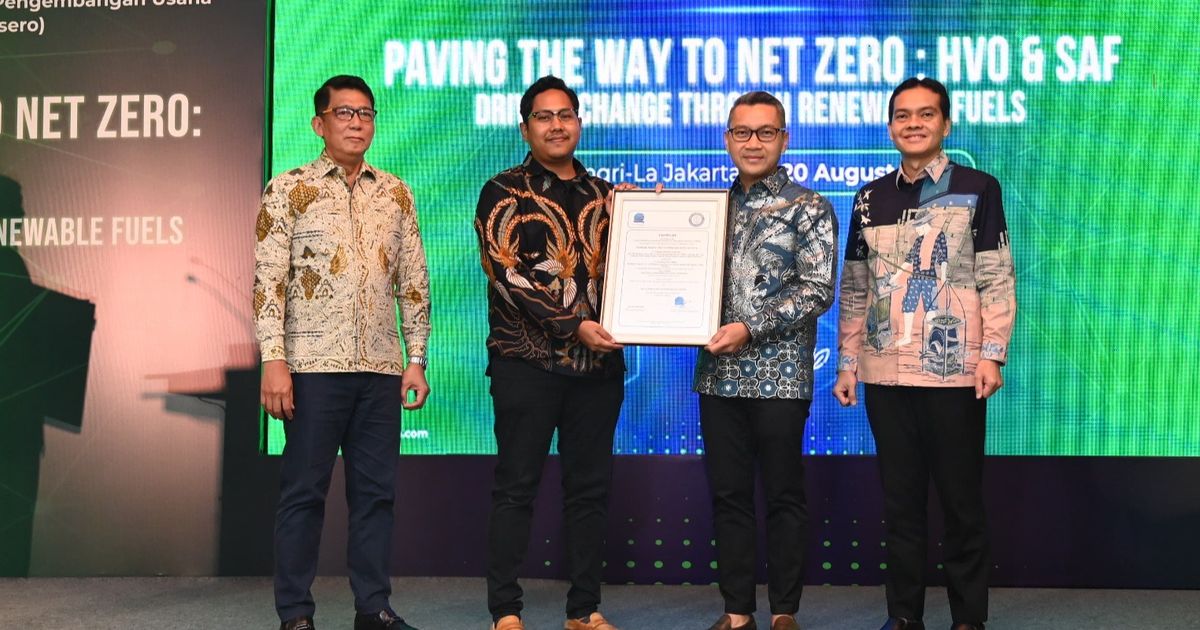 Pertama di Asia Tenggara, Pertamina Patra Niaga Tersertifikasi Internasional Distribusi SAF