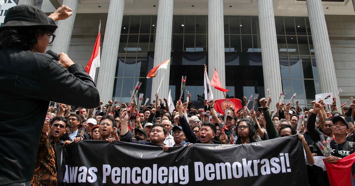 Ramai-Ramai Demo Tolak Revisi UU Pilkada di Berbagai Daerah, Ini Reaksi Istana