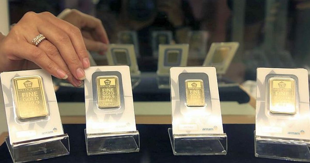 Harga Emas Antam Hari Ini Anjlok Jadi Rp1.398.000 per Gram