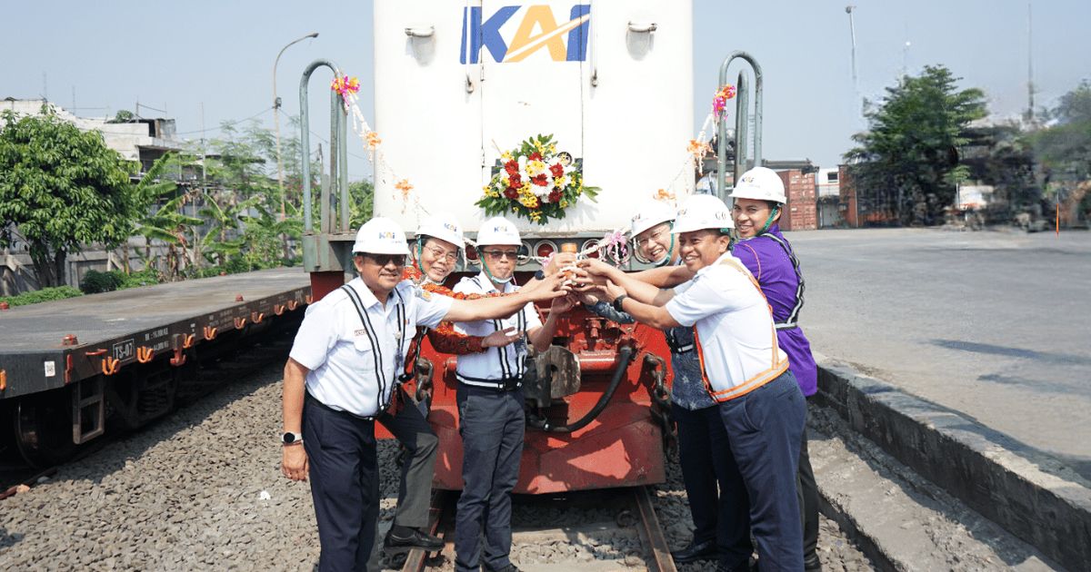 Tekan Emisi Karbon, Gobel Grup Alihkan Transportasi Pengiriman Barang dari Truk ke Kereta Api