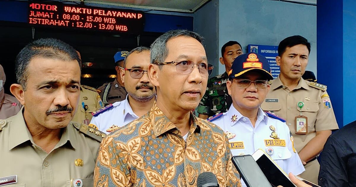 Fasilitas Umum di Jakarta Rusak Akibat Demonstrasi, Pj Gubernur Heru: Pemprov DKI akan Memperbaiki