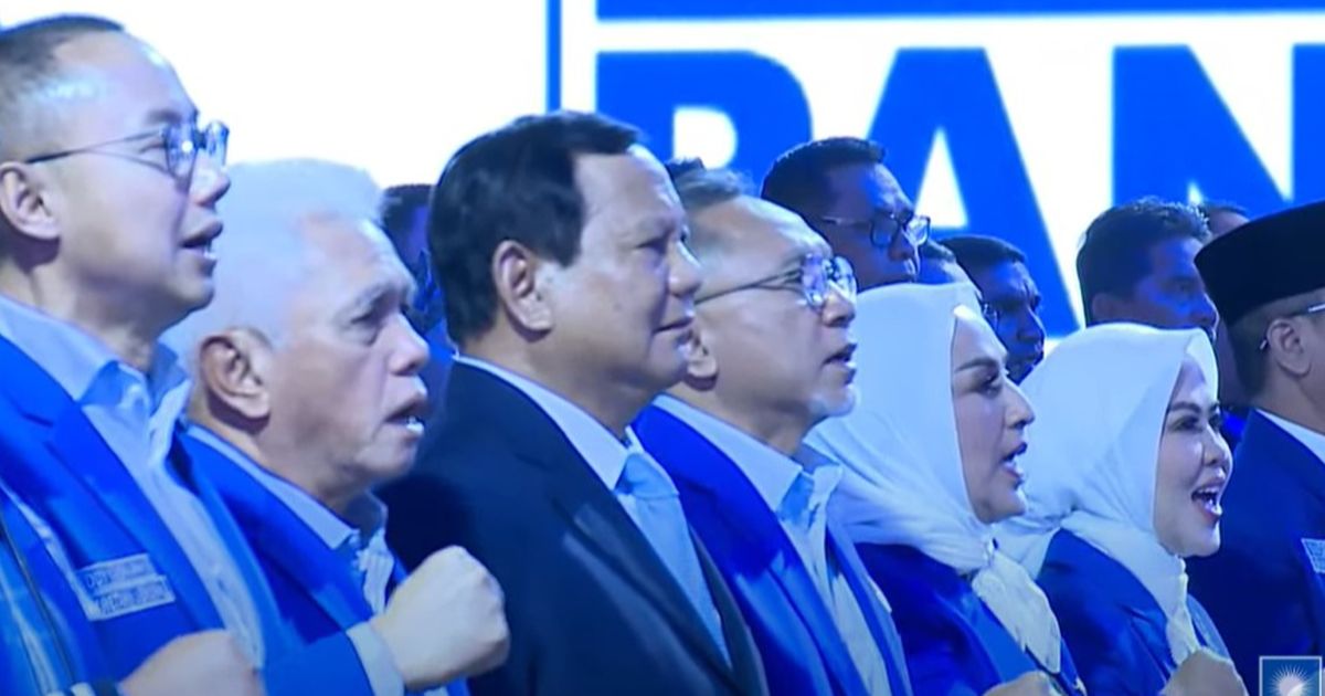 Prabowo Subianto Hadiri Penutupan Kongres ke-VI PAN di Kempinski