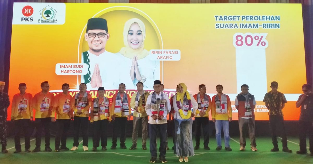 Pasangan Imam-Ririn Resmi Deklarasi Maju Pilkada Depok 2024, Target 80 Persen Suara