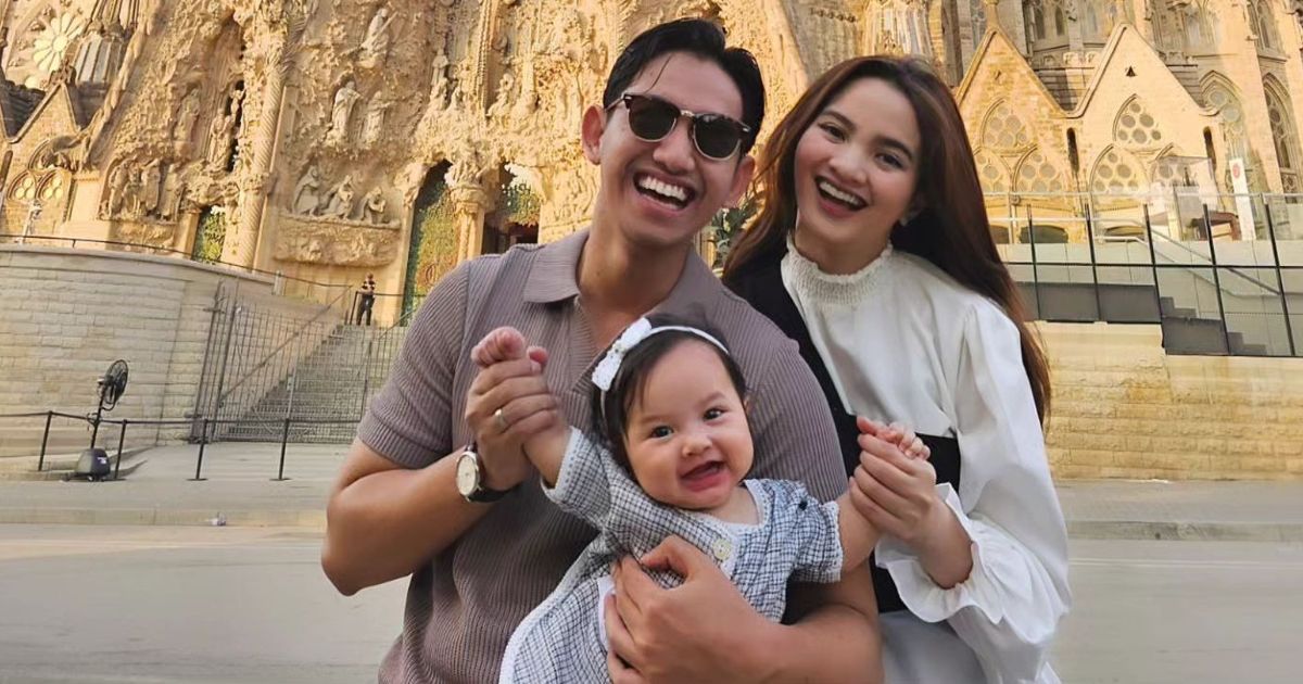 So Cute, ini Deretan Foto Baby Launa Anak Sabrina Anggraini dan Belva Devara saat Jalan-jalan di Barcelona