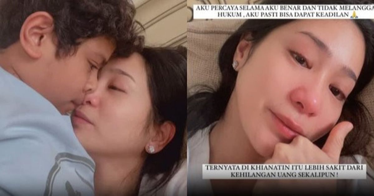 Bunga Zainal Menangis Sambil Peluk Sang Putra, Sedih Ditipu Orang Kepercayaan & Hak Anaknya Hilang