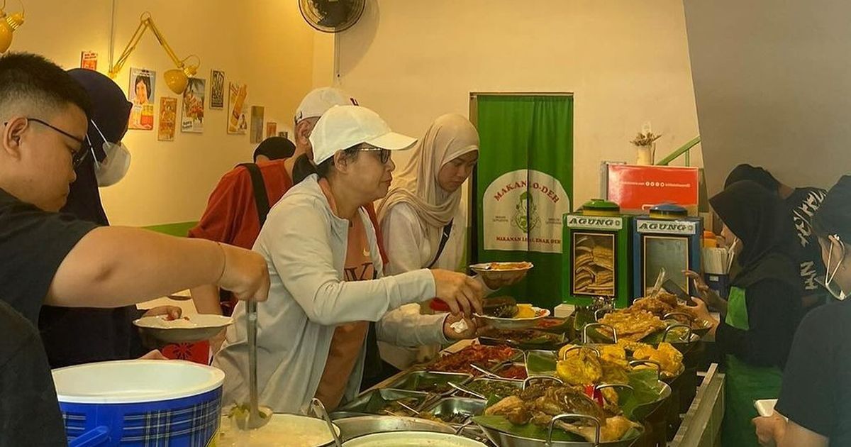 Santai Sri Mulyani di Pasar Tradisional, Nikmati Lodeh Rp10 Ribu Pulang Beli Kerupuk & Rengginang