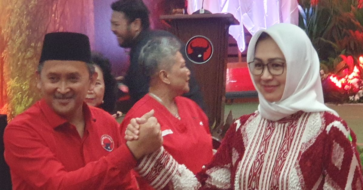 Senyum Semringah Airin Jelang Diumumkan PDIP Diusung Jadi Cagub Banten