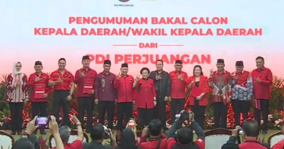 Resmi Diusung PDIP jadi Cagub Banten, Airin Salam Metal Bareng Megawati