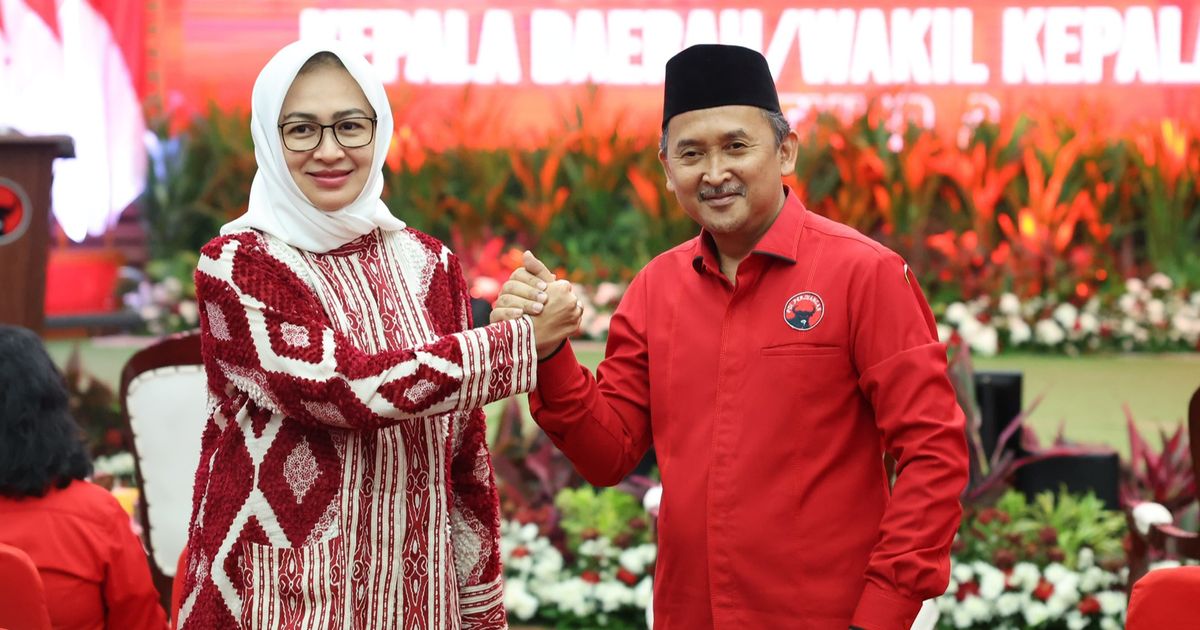 Megawati ke Airin Rachmi Diany: Nanti Mesti Pakai Merah Hitam Lho!