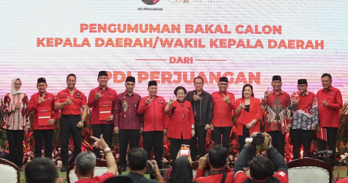 VIDEO: PDIP Usung Andika-Hendi Pilkada Jateng & Airin-Sumardi Pilkada Banten