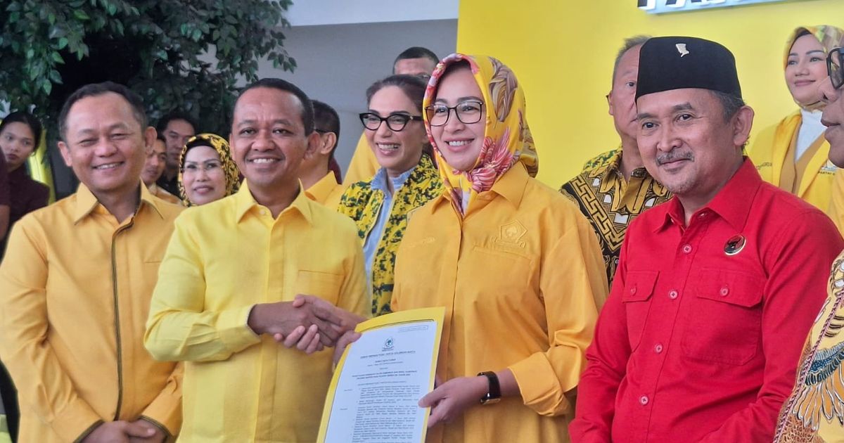 Bahlil Puji Airin Kader Terbaik Golkar: Sangat Bagusnya, Ada yang Minta