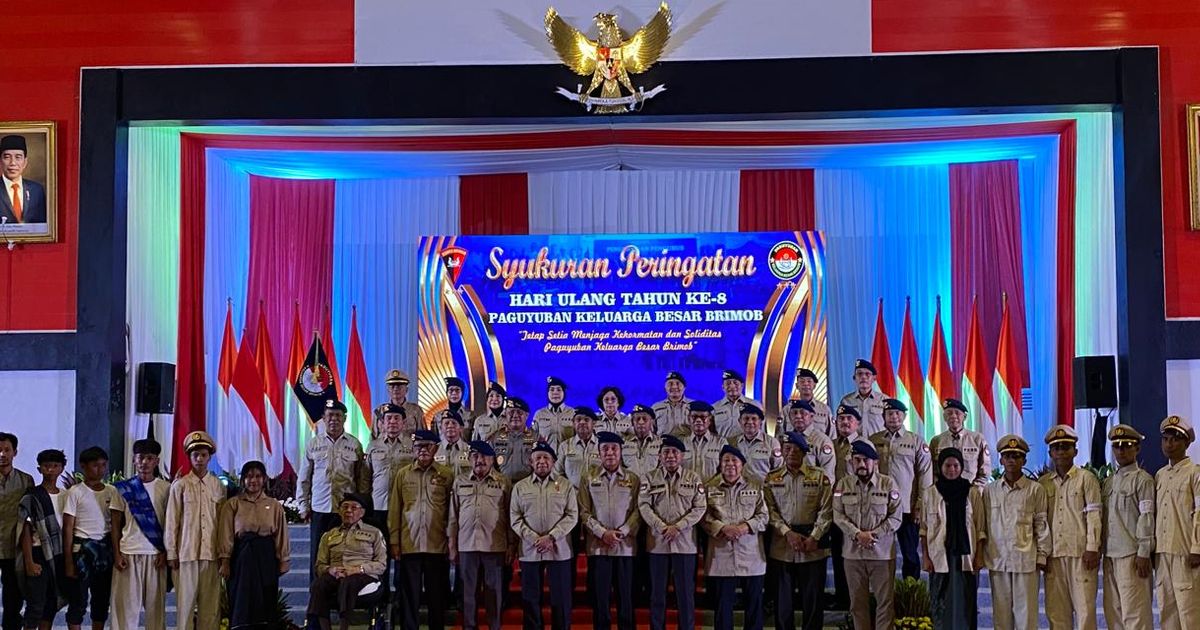 HUT ke-8 Paguyuban Keluarga Besar Brimob, Imam Sudjarwo Pesan Tetap Solid & Jaga Kehormatan