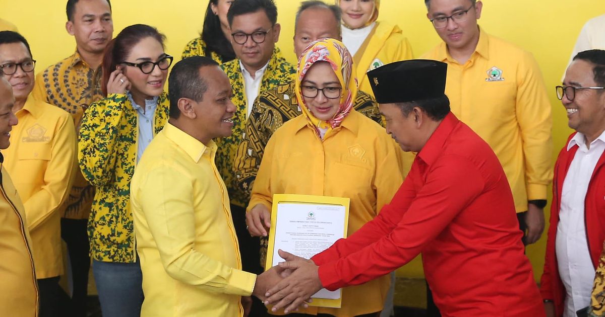 Golkar Gabung PDIP Dukung Airin di Pilkada Banten, Ketum Bahlil: Bagian dari Dinamika Politik