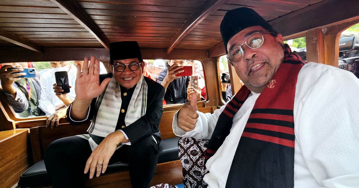 Tiba di KPU, Pramono Anung - Rano Karno Resmi Daftar Pilkada Jakarta