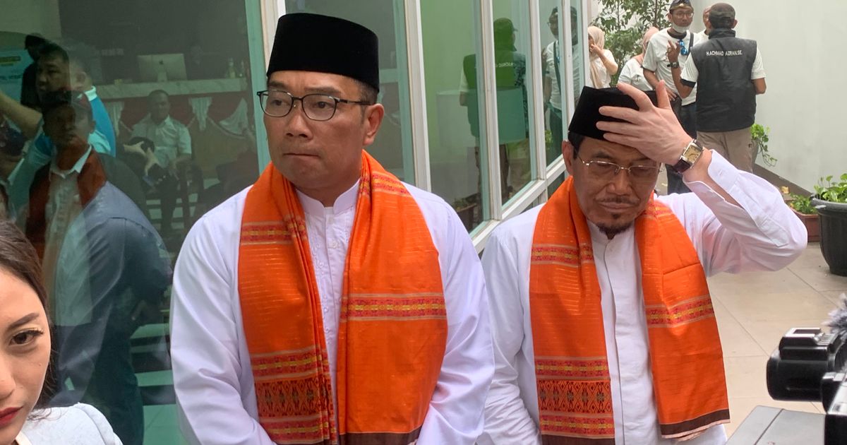 Diiringi Tanjidor dan Ondel-Ondel, Ridwan Kamil-Suswono Jalan Kaki Daftar KPU