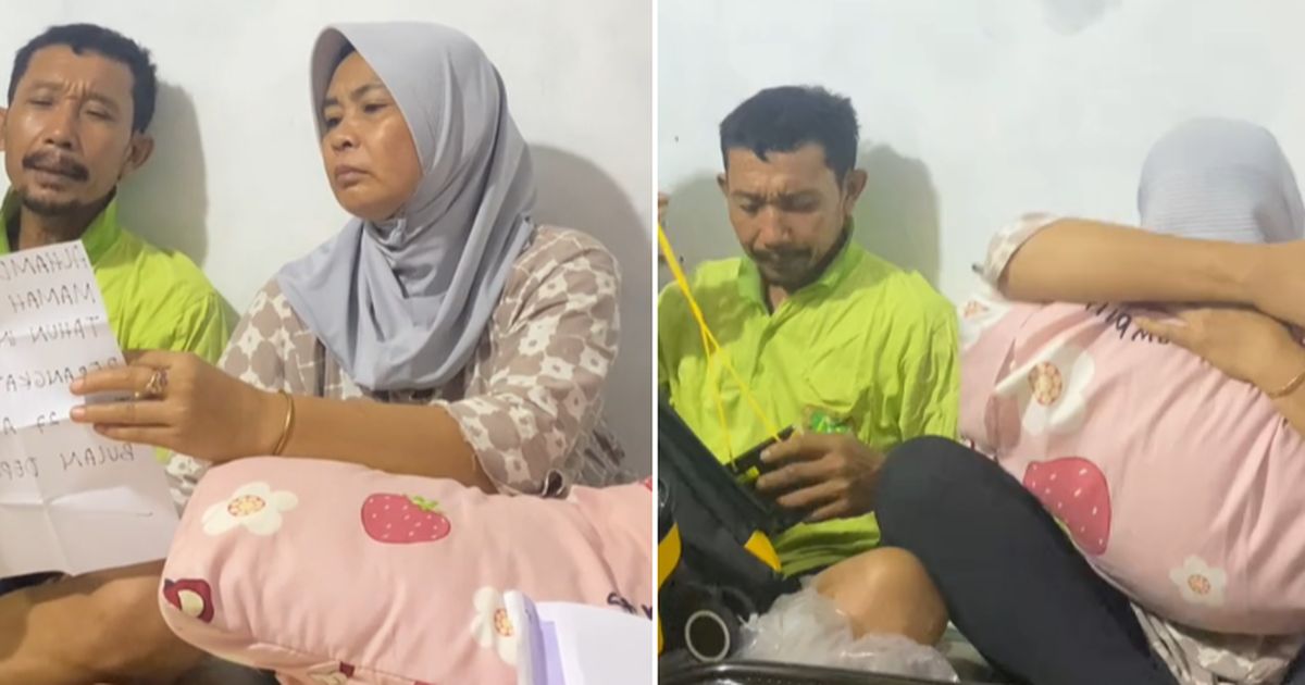 Momen Wanita Beri Kejutan Umrah untuk Kedua Orang Tuanya, Tangis Bahagia Ibunda Bikin Haru Warganet