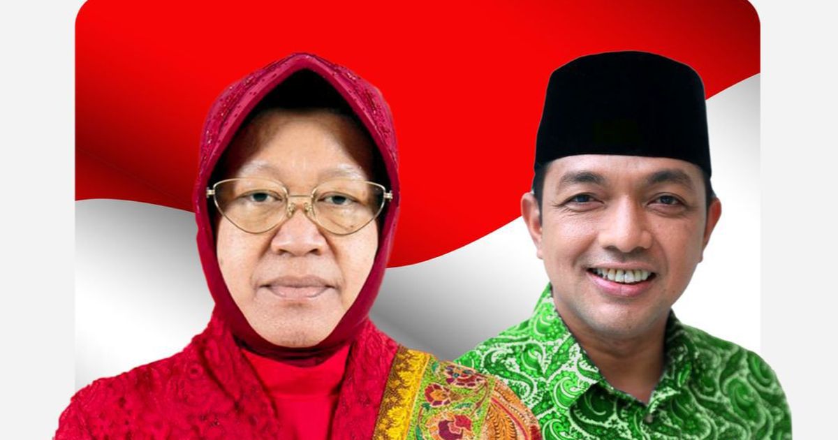 Beredar Poster Pasangan Risma-Gus Hans di Hari Terakhir Pendaftaran Pilkada Jatim 2024